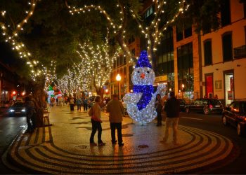 Natal na Ilha da Madeira Ruas decoradas